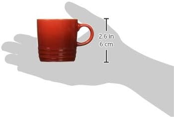 Le Creuset Stoneware Espresso Mug, 3 oz., Cerise
