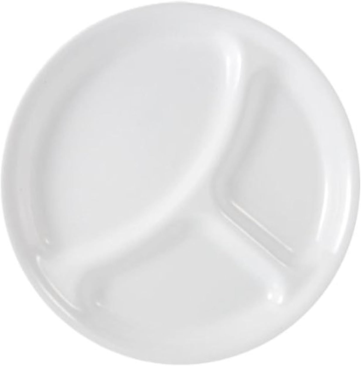 Corelle Livingware Divided Plate, 10-1/4-Inch, Winter Frost White
