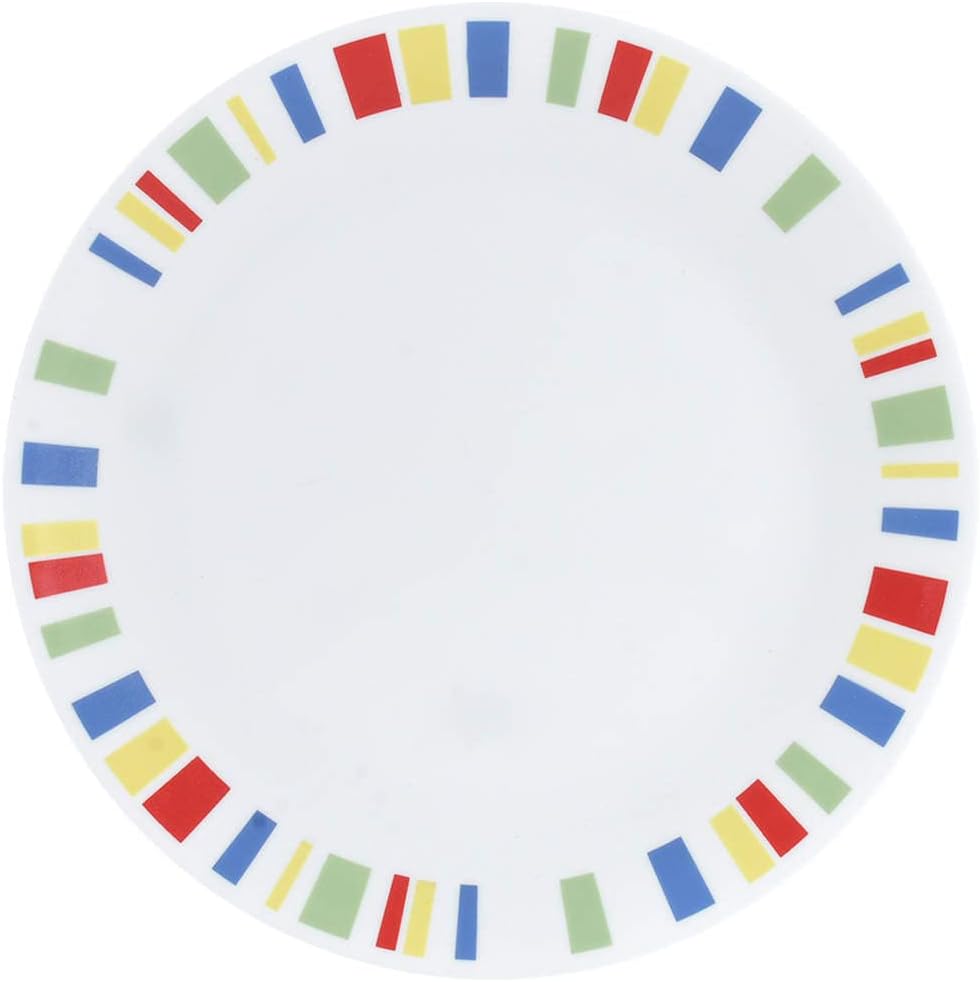Livingware 10-1/4 in. City Block Dinner Plate (Pack of 6)