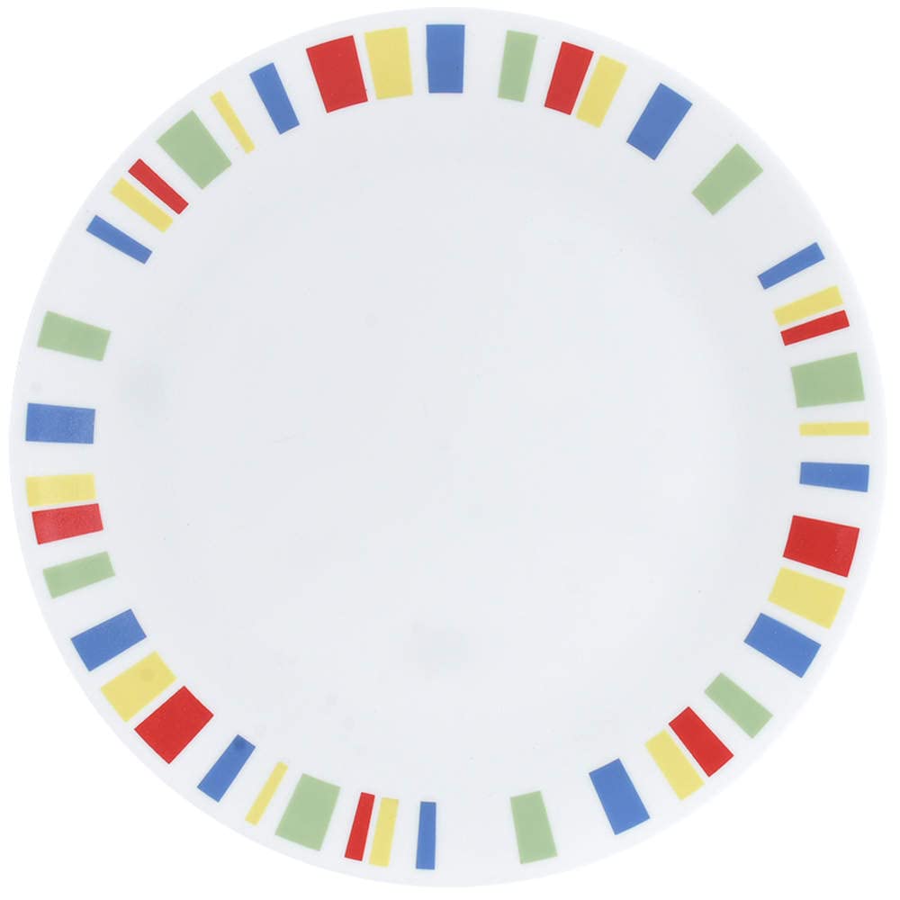 Livingware 10-1/4 in. City Block Dinner Plate (Pack of 6)