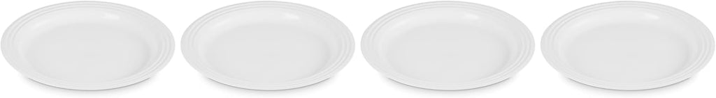 Le Creuset Stoneware Set of 4 Dinner Plates, 10.5" each, Sea Salt