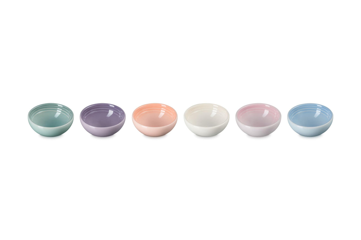 Le Creuset Set Of 6 Vancouver Pinch Bowls 2 Oz Multi
