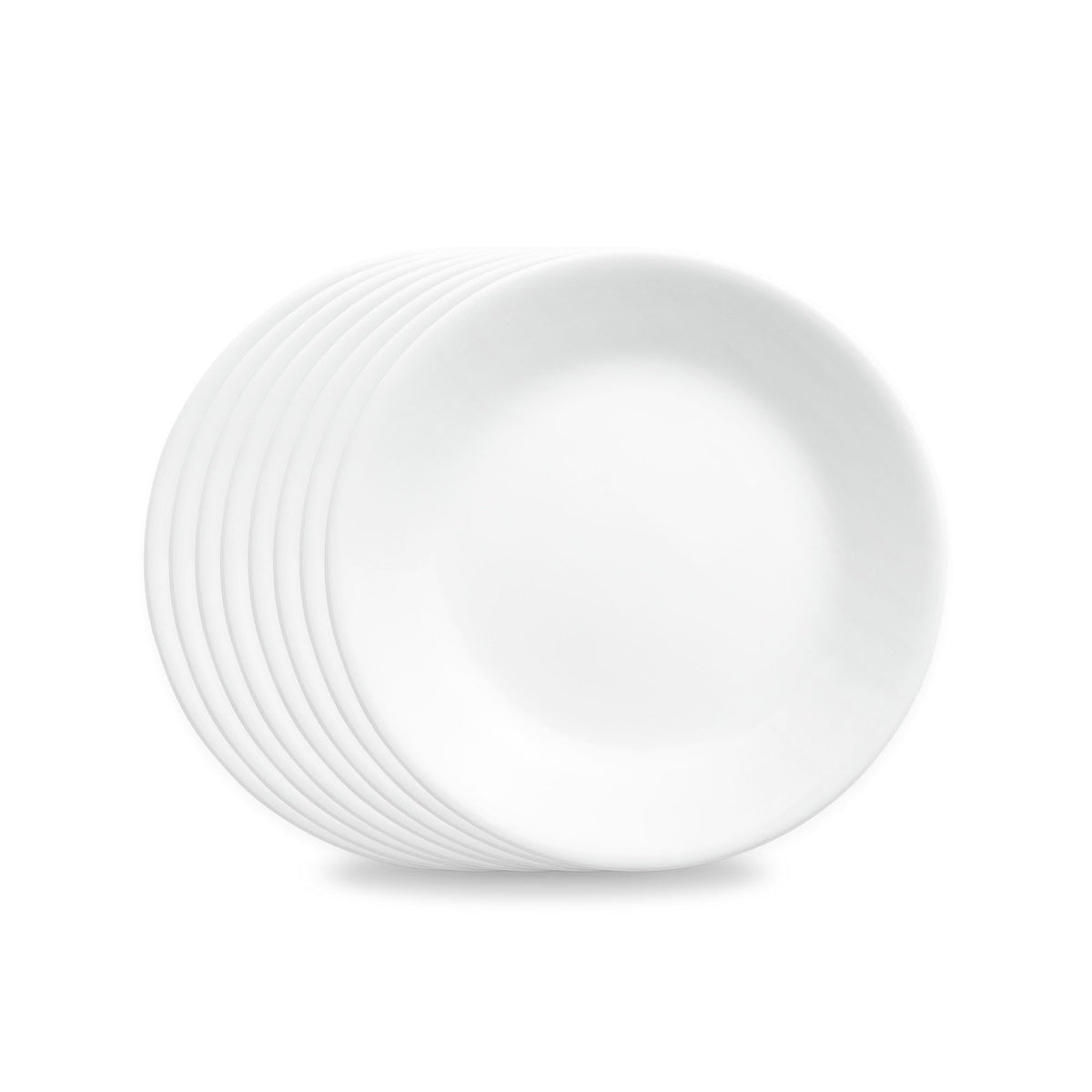 Corelle Vitrelle 28-oz Soup/Cereal Bowls Set of 6 Chip & Crack Resistant Dinnerware Bowls for Soup, Ramen, Cereal and More, Triple Layer Glass, Winter Frost White