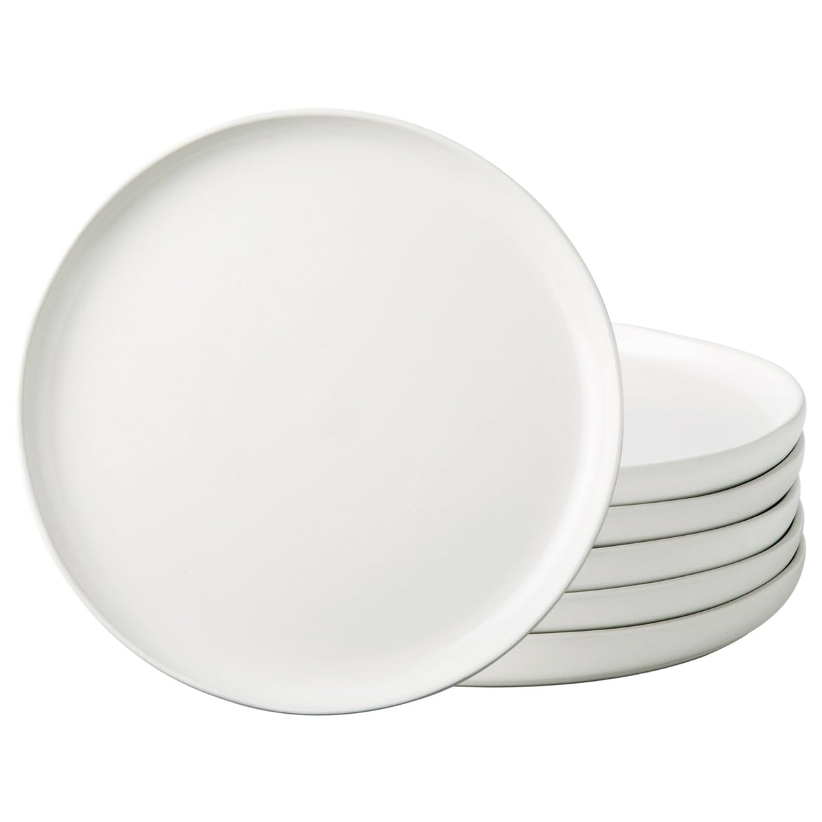 AmorArc Ceramic Dinner Plates Set of 6, 10.25 Inch Stoneware Dishes Set