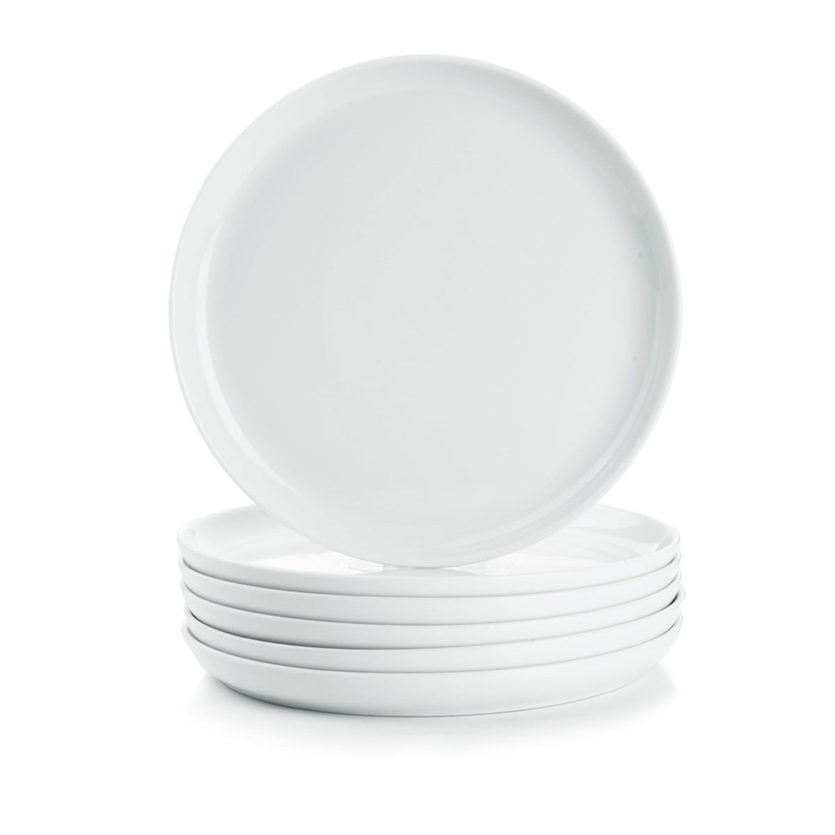 WishDeco Ceramic Appetizer Plates Set of 6, Small Dessert Plates 7 Inch