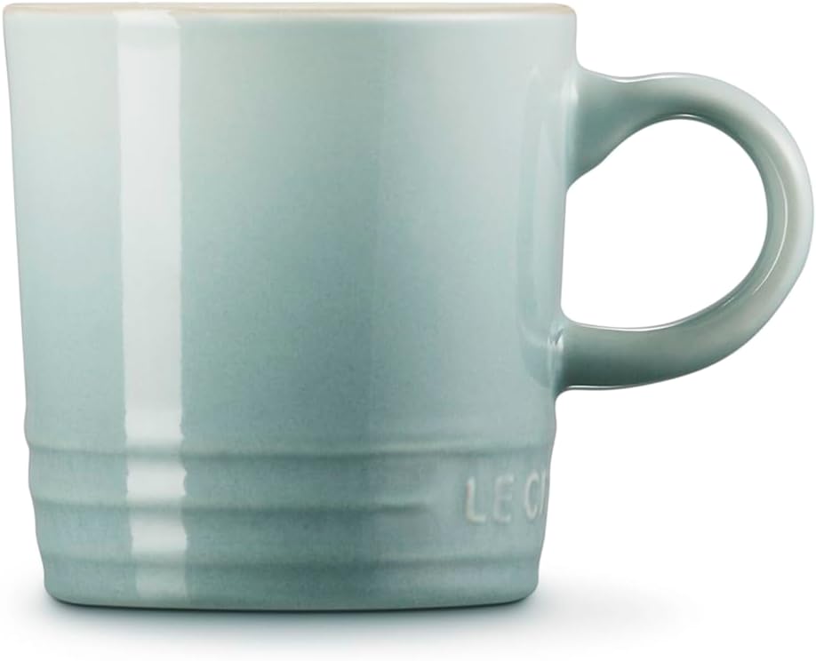 Le Creuset Stoneware Espresso Mug, 3 oz., Sea Salt