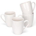 6 Pack Ceramic Coffee Mugs Set, 12 OZ Porcelain, White