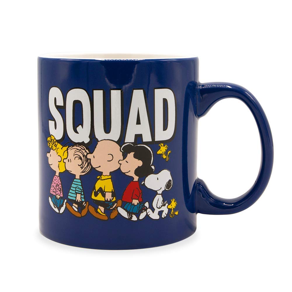 Silver Buffalo Peanuts Snoopy and Woodstock, Ceramic Camper Mug, 20oz
