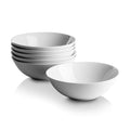10 Strawberry Street Simply White 7.5" Round Salad Plate, Set of 6