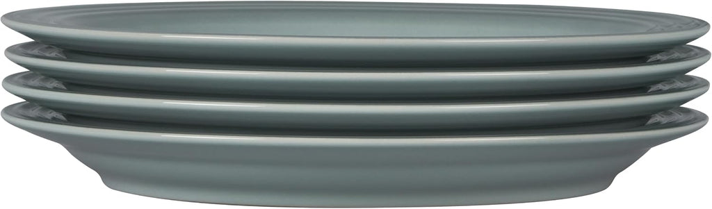 Le Creuset Stoneware Set of 4 Dinner Plates, 10.5" each, Sea Salt