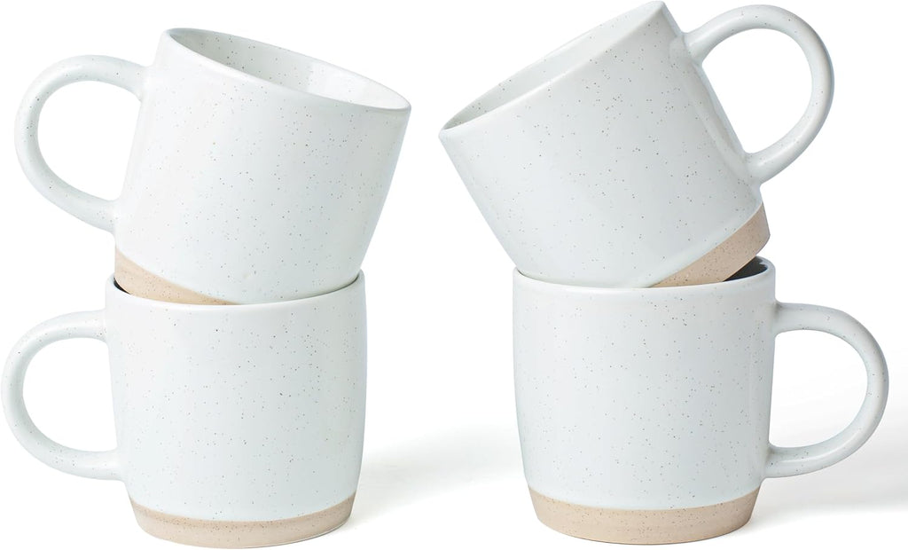 famiware Milkyway Coffee Mugs of 4, 13 oz Mug Set, Ceramic Cup with Handle
