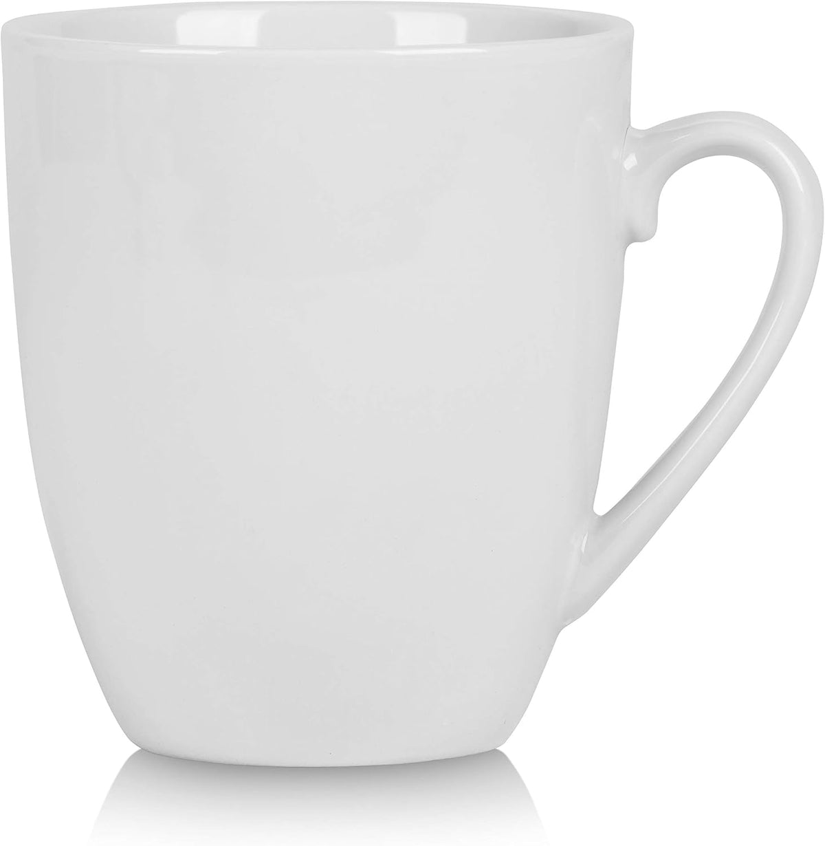 10 Strawberry Street Simply White 12 oz Mug, Set of 6