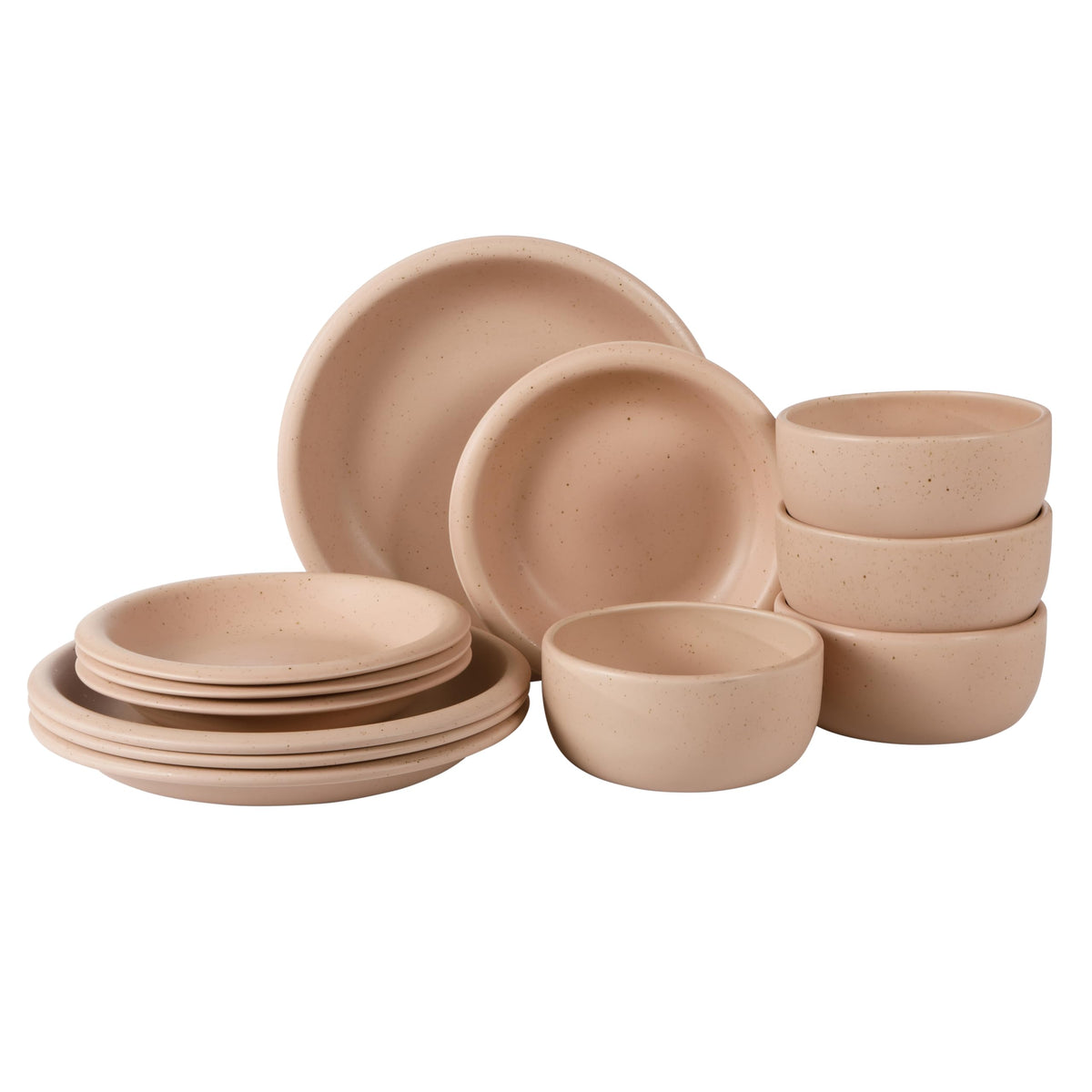Bloomhouse - Two Time Oprah's Favorite Things Winner - Corsica Clay 4-Piece Mug Set – Burnt Apricot Terracotta Stoneware Coffee & Tea Cups, Durable Ceramic Drinkware