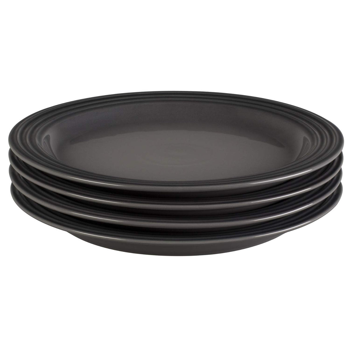 Le Creuset Stoneware Set of 4 Dinner Plates, 10.5" each, Sea Salt