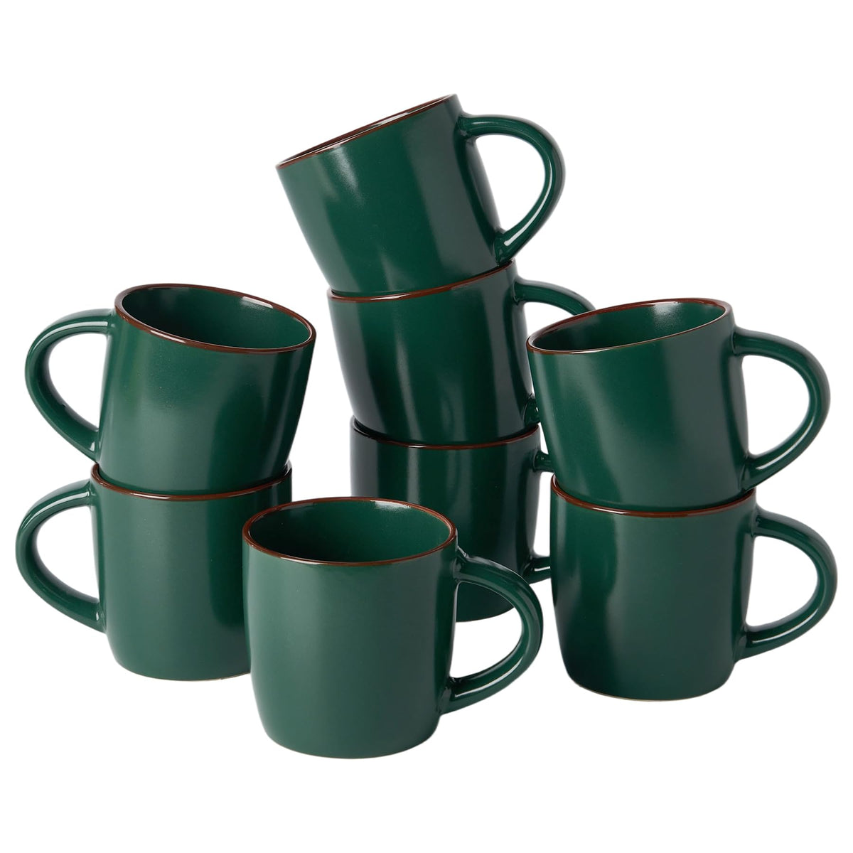 famiware Milkyway Coffee Mugs of 4, 13 oz Mug Set, Ceramic Cup with Handle