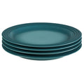 Le Creuset Stoneware Set of 4 Dinner Plates, 10.5" each, Sea Salt