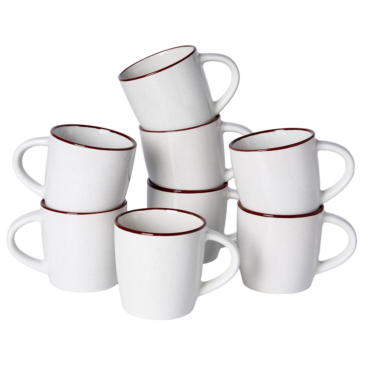 famiware Milkyway Coffee Mugs of 4, 13 oz Mug Set, Ceramic Cup with Handle