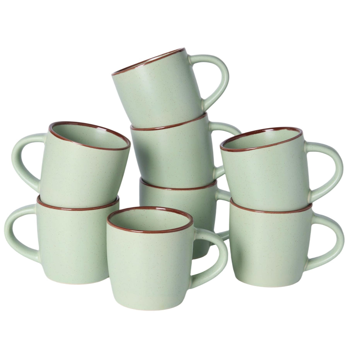 famiware Milkyway Coffee Mugs of 4, 13 oz Mug Set, Ceramic Cup with Handle