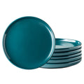 AmorArc Ceramic Dinner Plates Set of 6, 10.25 Inch Stoneware Dishes Set