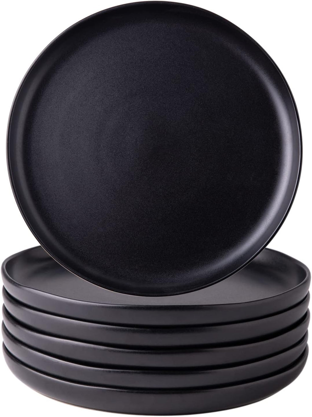 AmorArc Ceramic Dinner Plates Set of 6, 10.25 Inch Stoneware Dishes Set