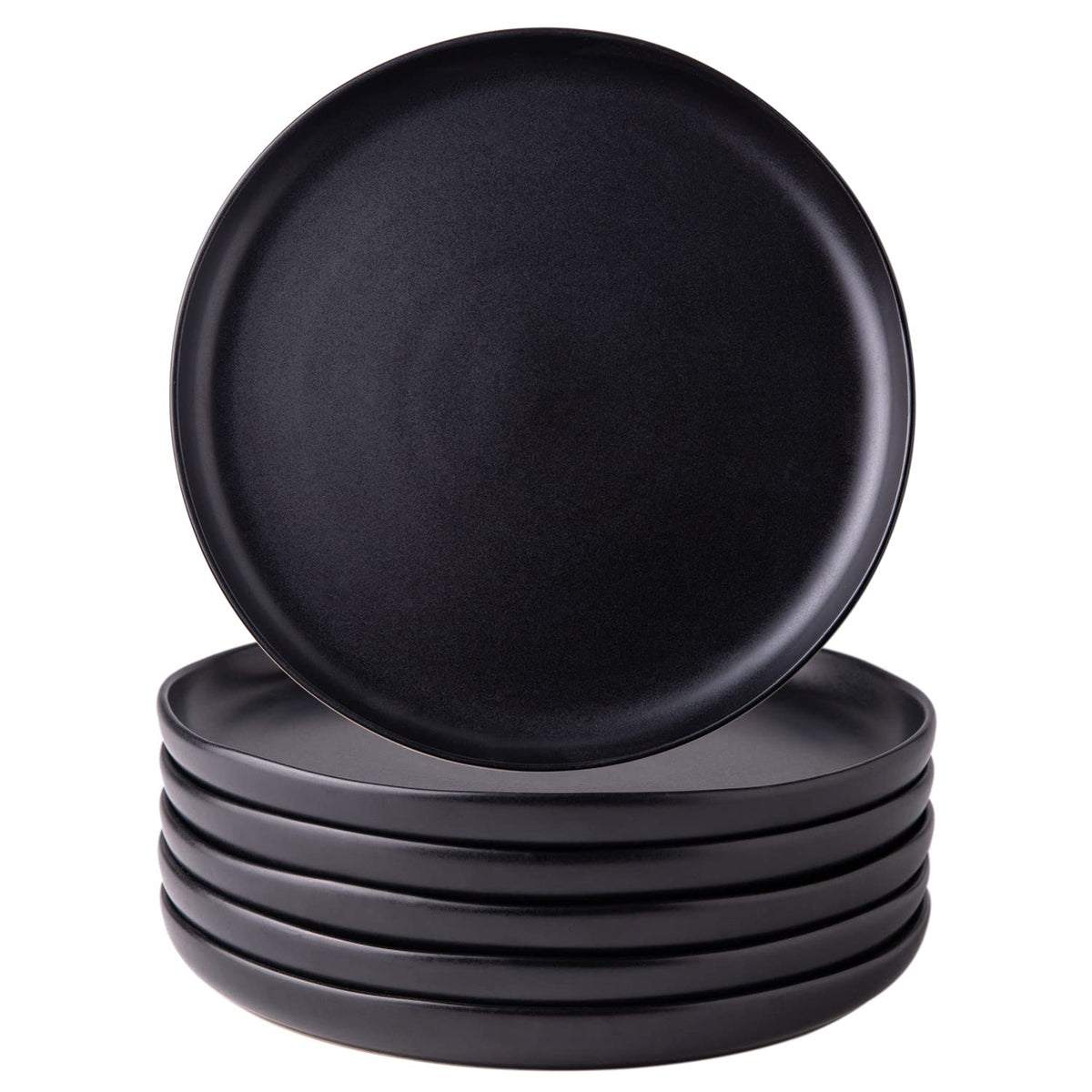 AmorArc Ceramic Dinner Plates Set of 6, 10.25 Inch Stoneware Dishes Set