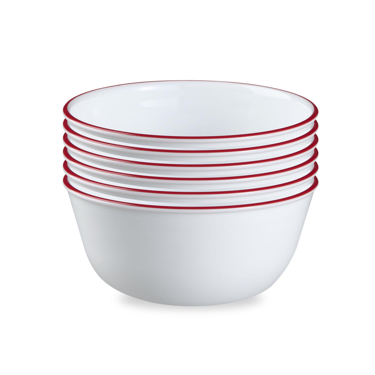 Corelle Simple Lines 6-Piece 8.75-Inch Square Lunch Plate Set