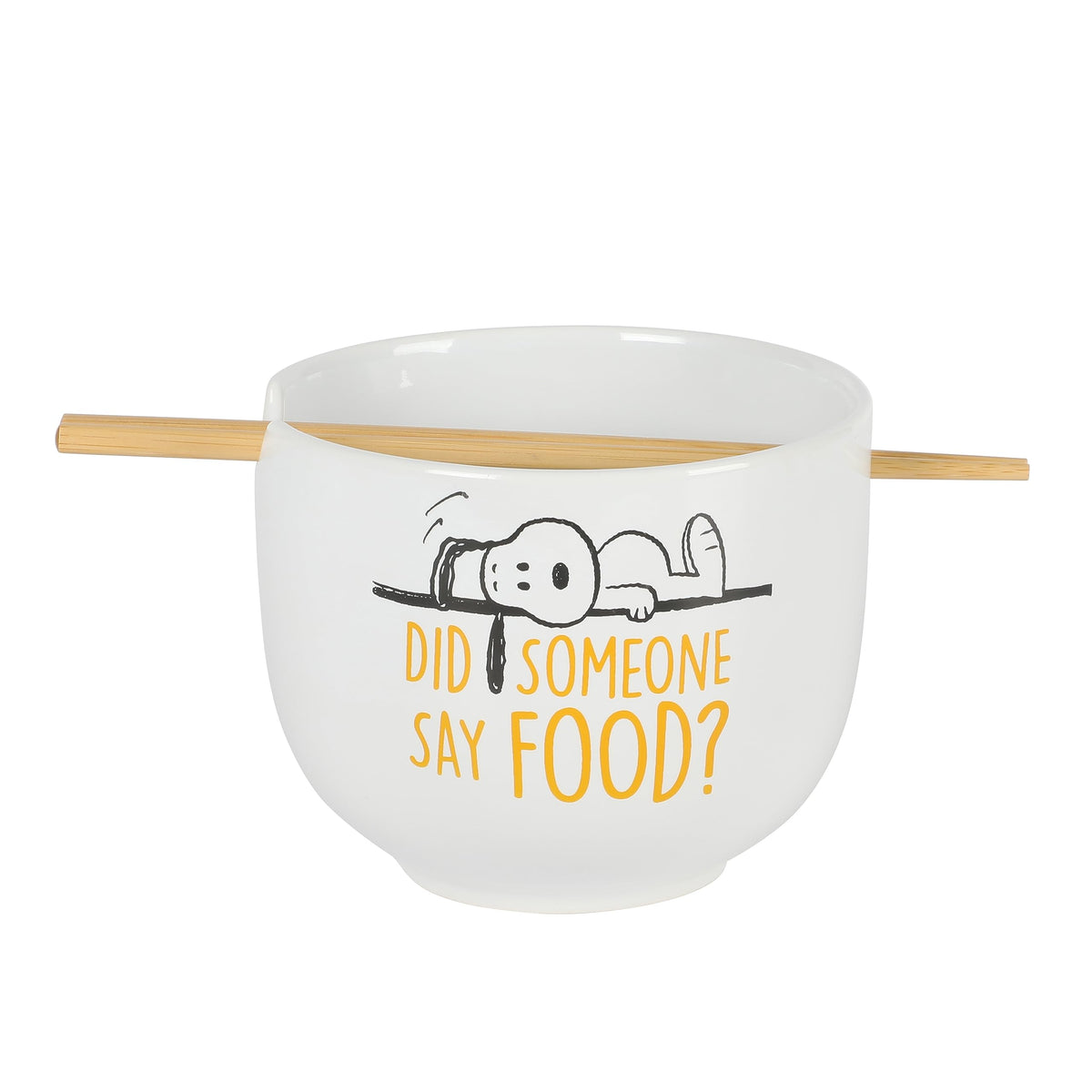 Peanuts Snoopy Bonbon Bites 4-Piece 5.5-Inch Decorated Stoneware Ceramic Stackable Bowl Set, Microwave & Dishwasher Safe Snack and Dessert Bowls