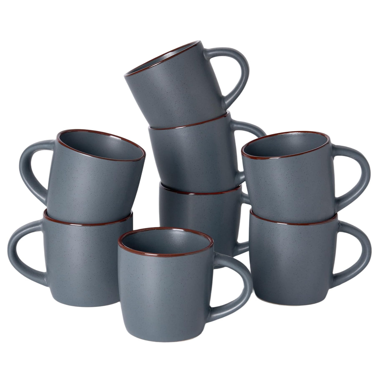 famiware Milkyway Coffee Mugs of 4, 13 oz Mug Set, Ceramic Cup with Handle