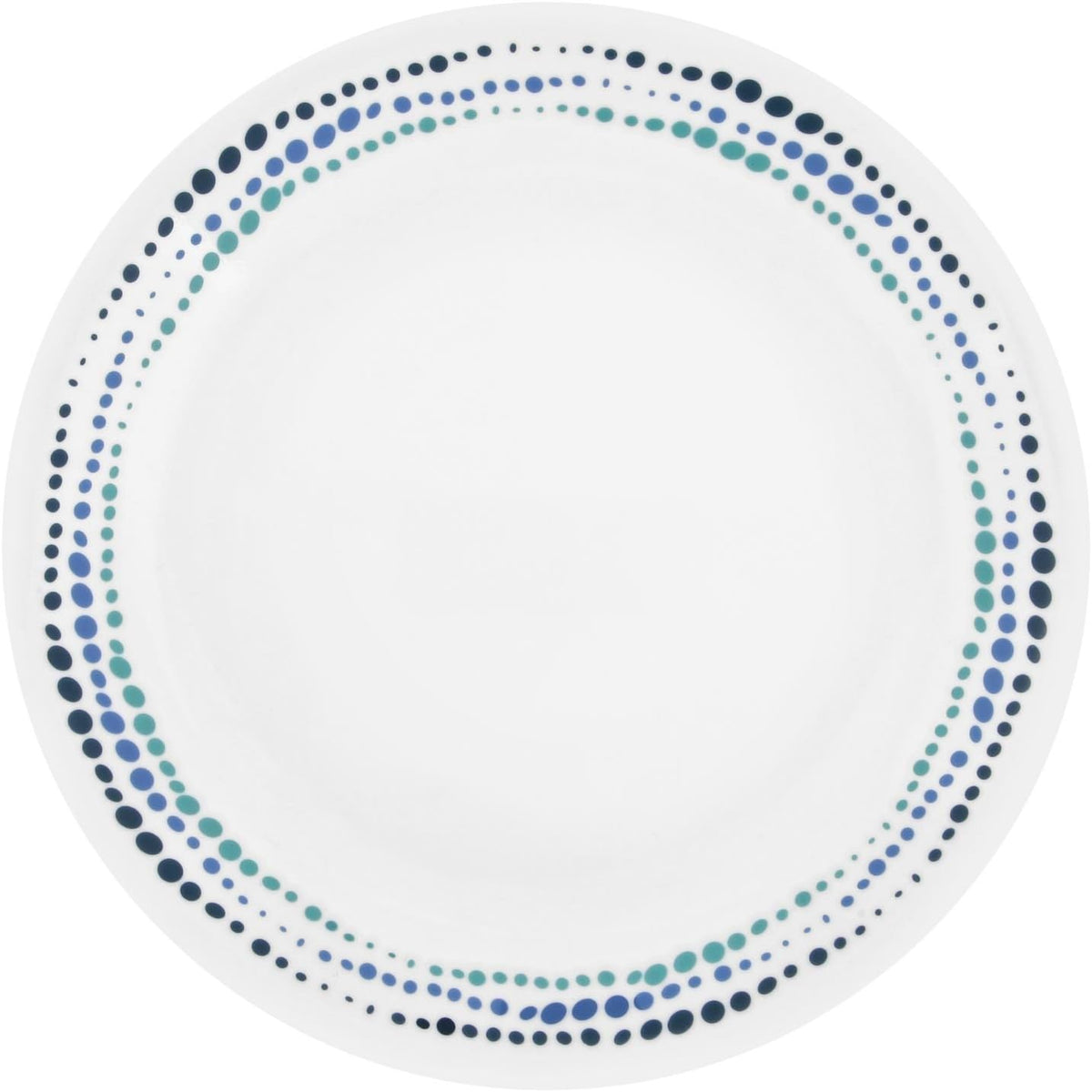 Corelle Livingware Ocean Blues 8.5" Lunch Plate (Set of 8)