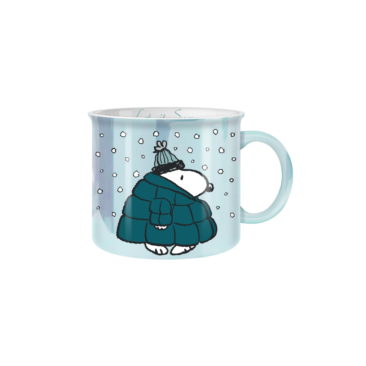 Silver Buffalo Peanuts Snoopy and Woodstock, Ceramic Camper Mug, 20oz