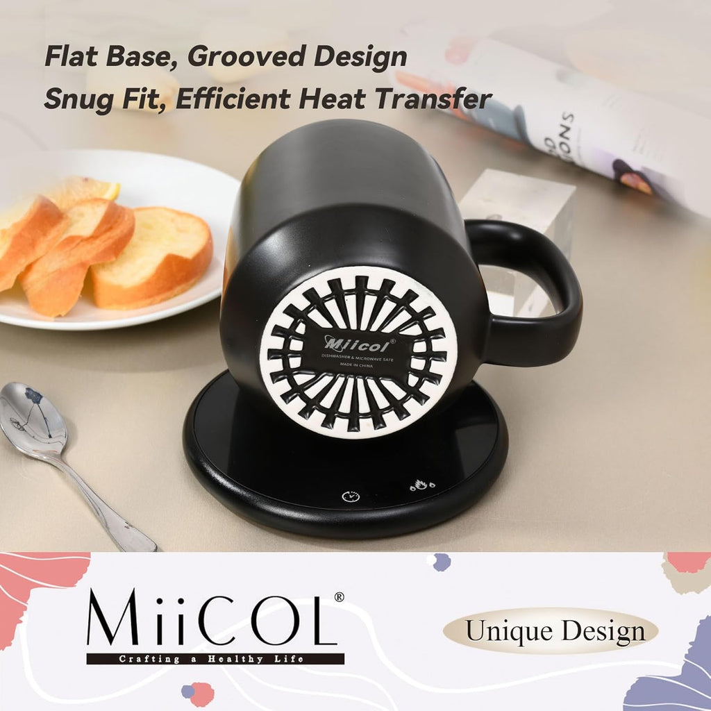 Miicol Ceramic Coffee Mug, 16 oz Large Coffee Cup, Tea Mug with Handle