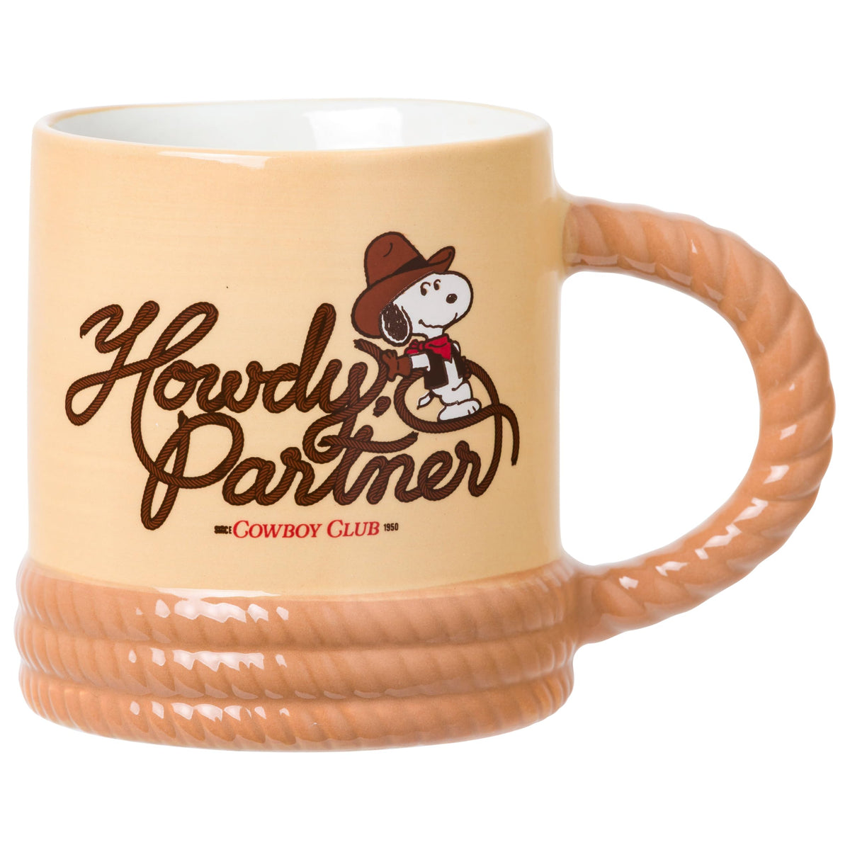 Silver Buffalo Peanuts Snoopy and Woodstock, Ceramic Camper Mug, 20oz
