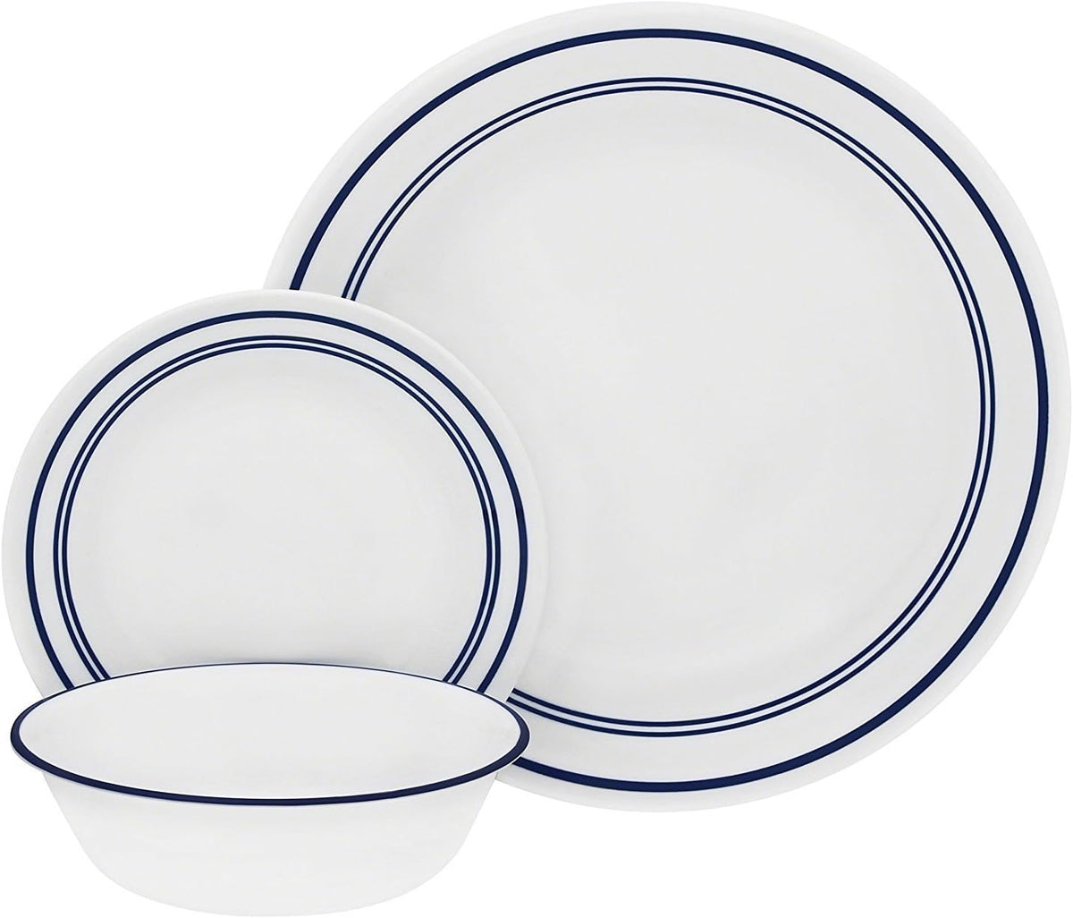 Livingware 10-1/4 in. City Block Dinner Plate (Pack of 6)