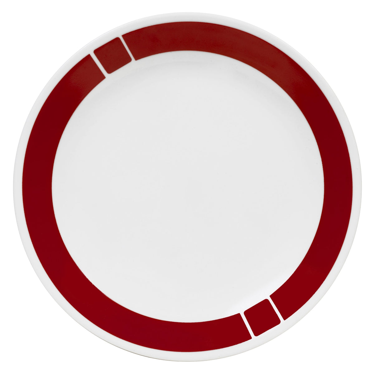Livingware 10-1/4 in. City Block Dinner Plate (Pack of 6)