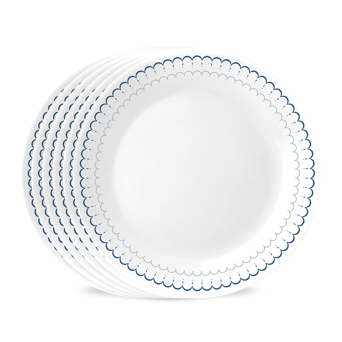 Corelle Caspian Lace 6-Piece 10.25-Inch Dinner Plate Set