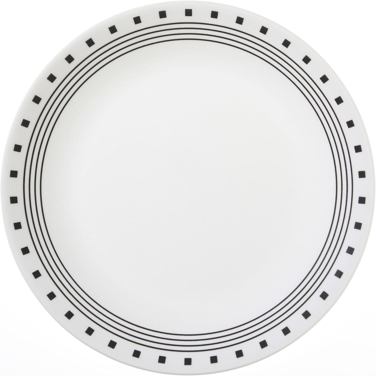 Livingware 10-1/4 in. City Block Dinner Plate (Pack of 6)