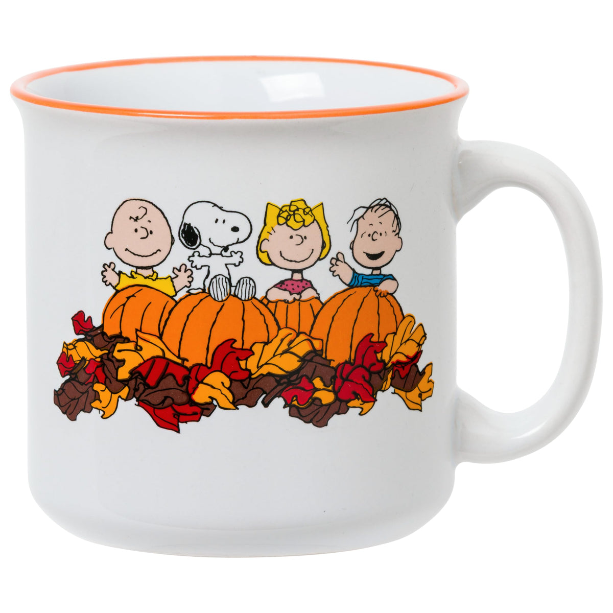 Silver Buffalo Peanuts Snoopy and Woodstock, Ceramic Camper Mug, 20oz