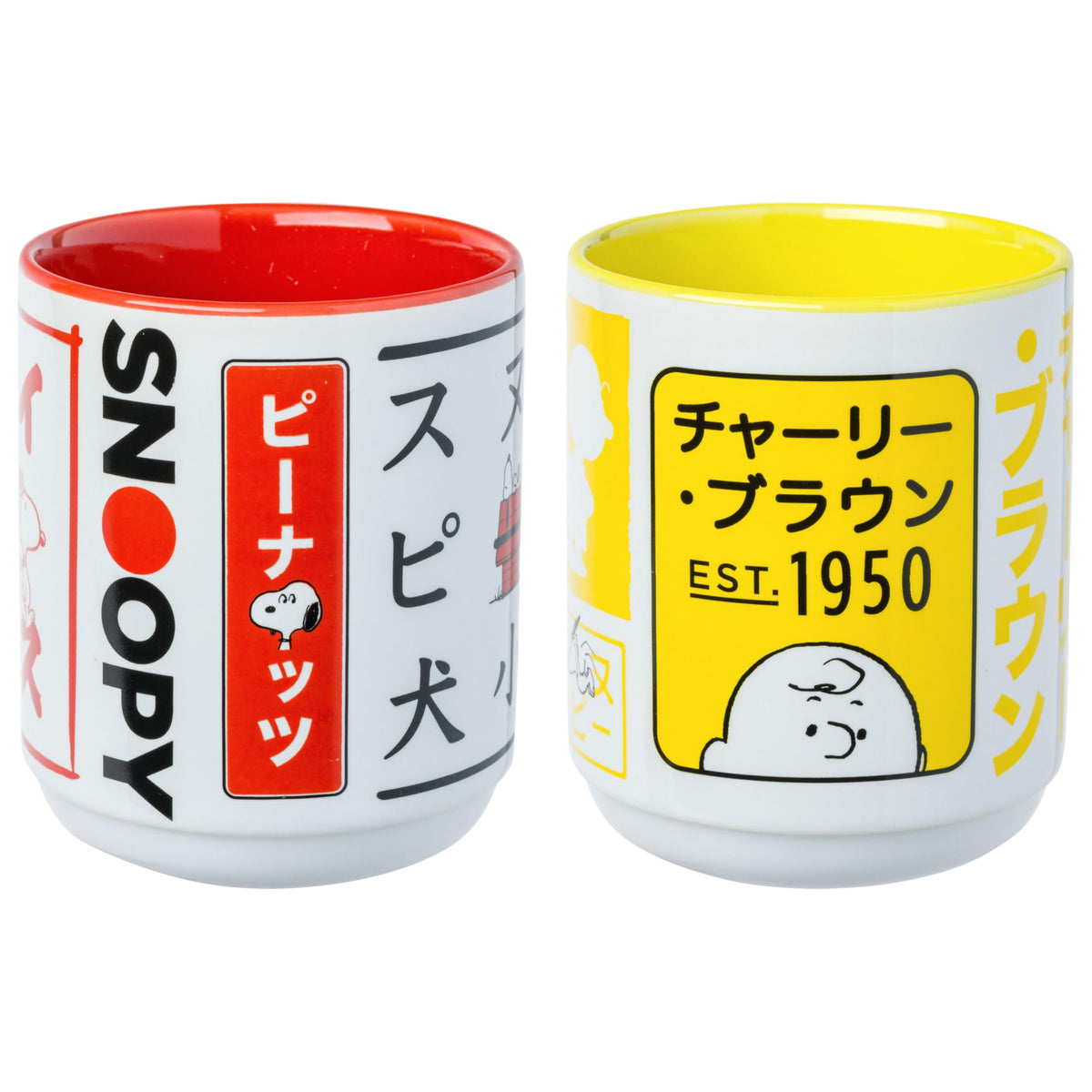 Silver Buffalo Peanuts Snoopy and Woodstock, Ceramic Camper Mug, 20oz
