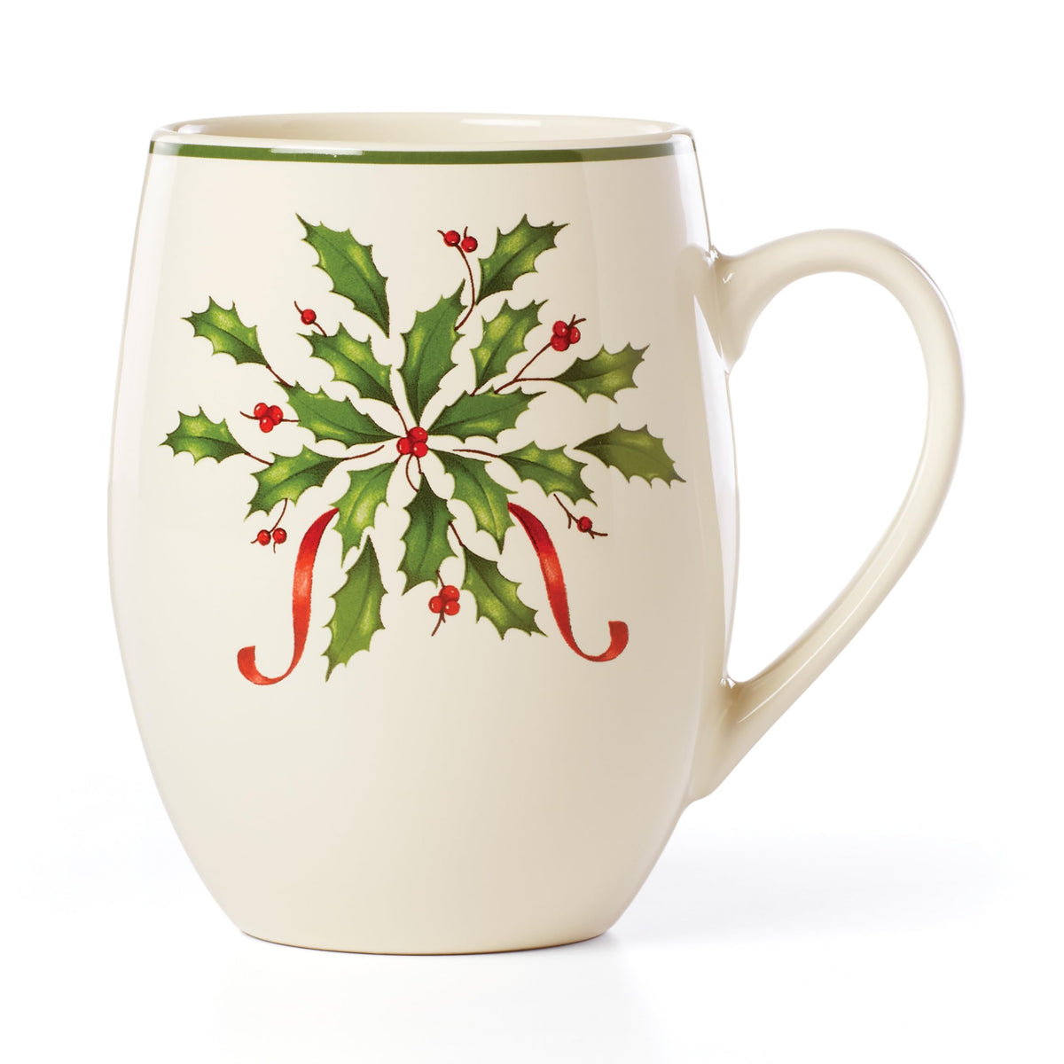 Lenox Holiday Christmas Stoneware Mug, 12oz