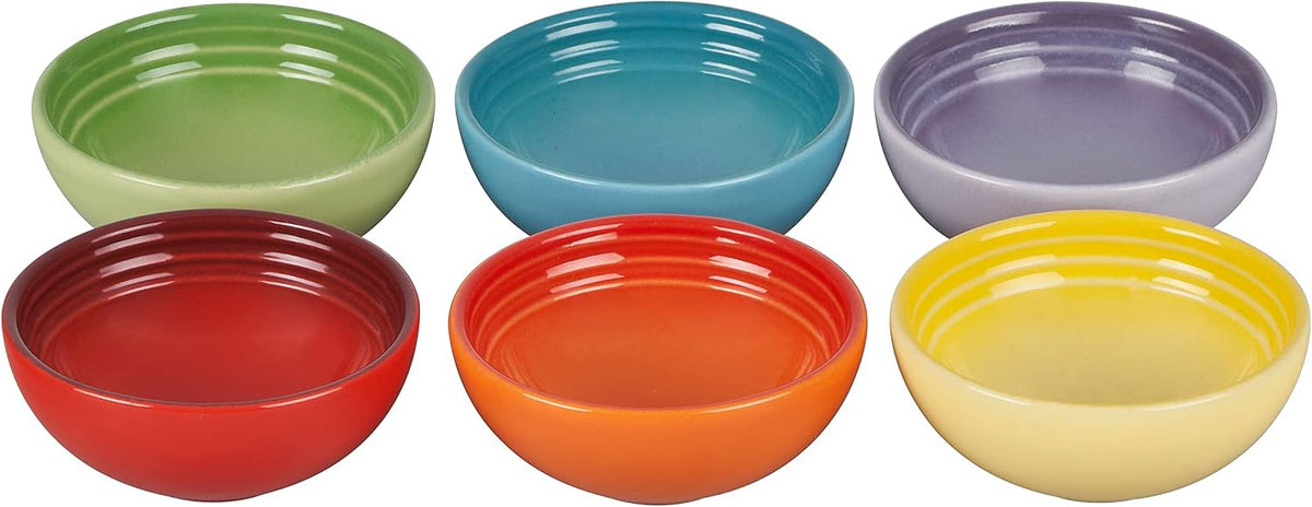 Le Creuset Set Of 6 Vancouver Pinch Bowls 2 Oz Multi
