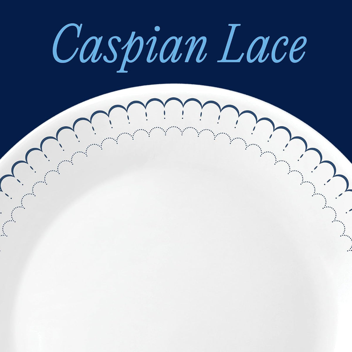 Corelle Caspian Lace 6-Piece 10.25-Inch Dinner Plate Set