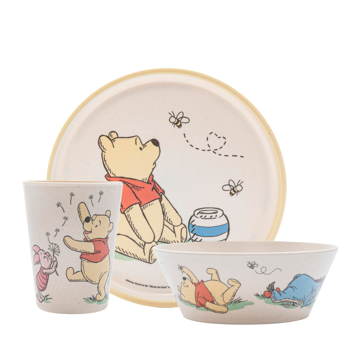 Zak Designs Marvel Spider-Man Dinnerware Set for Kids Includes 8" Plate, 6" Bowl, and 10oz Tumbler, Durable and Sustainable Melamine Bamboo Material (3-Piece Set, Spidey and His Amazing Friends)
