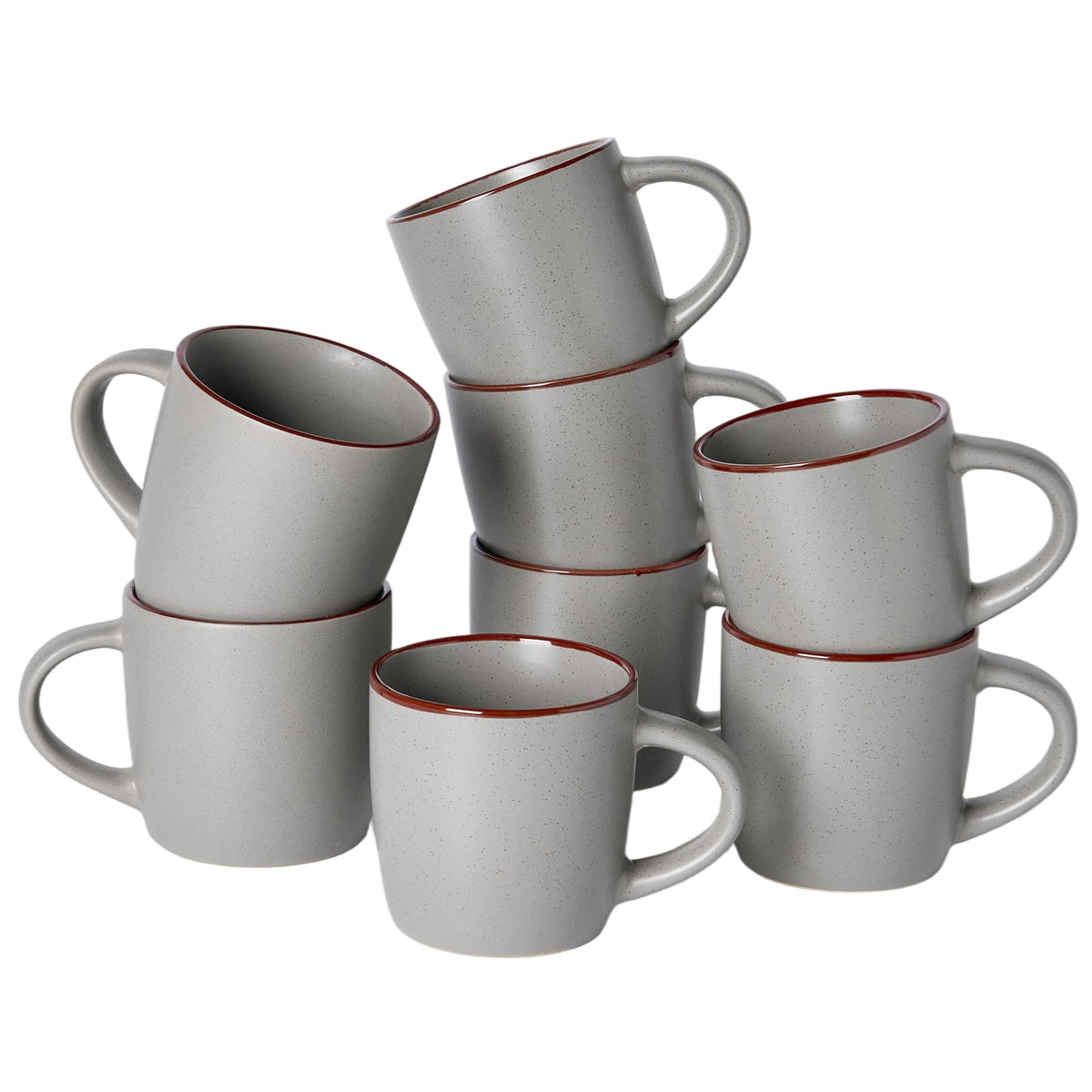 famiware Milkyway Coffee Mugs of 4, 13 oz Mug Set, Ceramic Cup with Handle