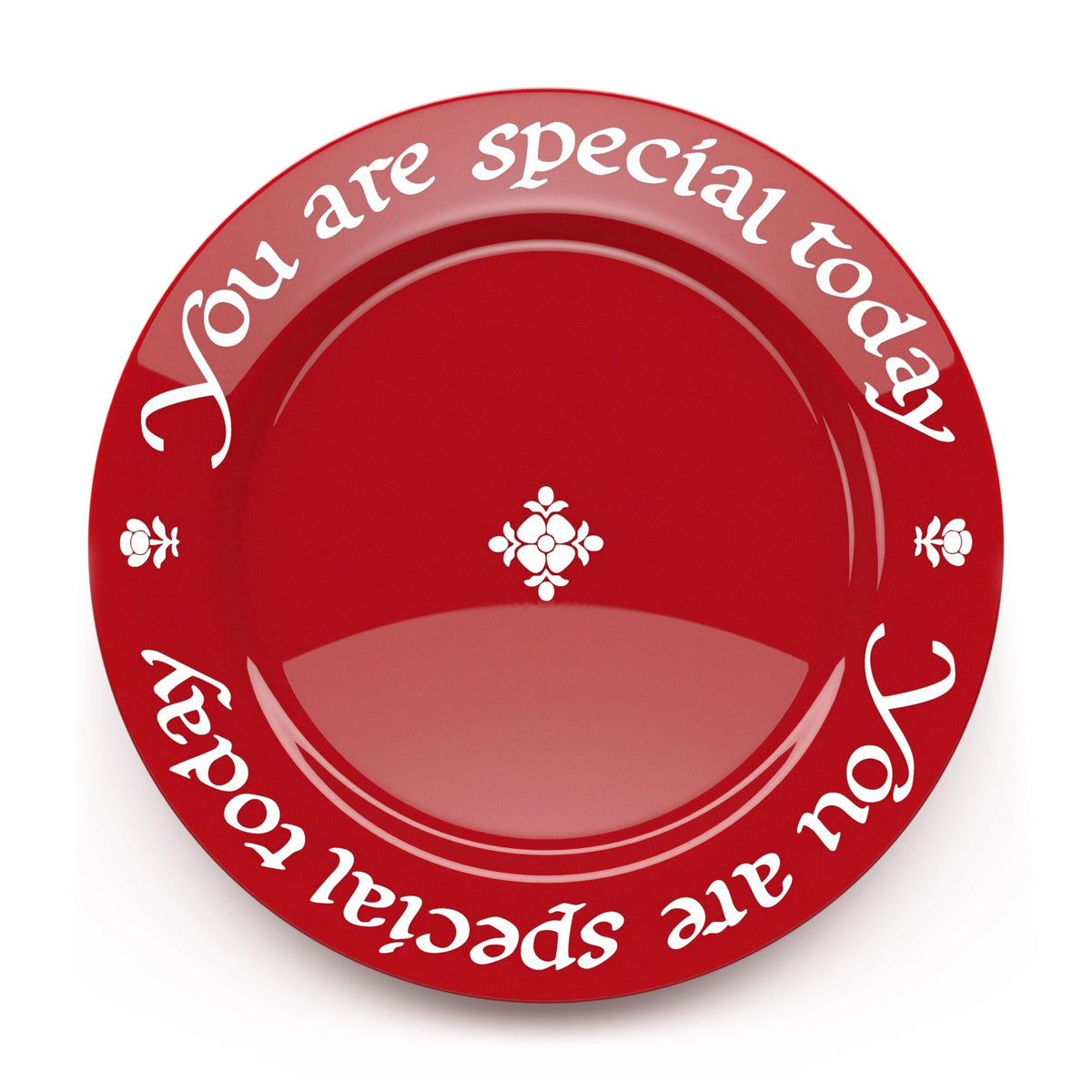 "You Are Special Today" Red Plate – Original Waechtersbach – Celebration Dish – Iconic Gift for Birthdays, Mother's Day & Milestones – German Ceramic Tradition – Dishwasher Safe, Incl. Gift Box