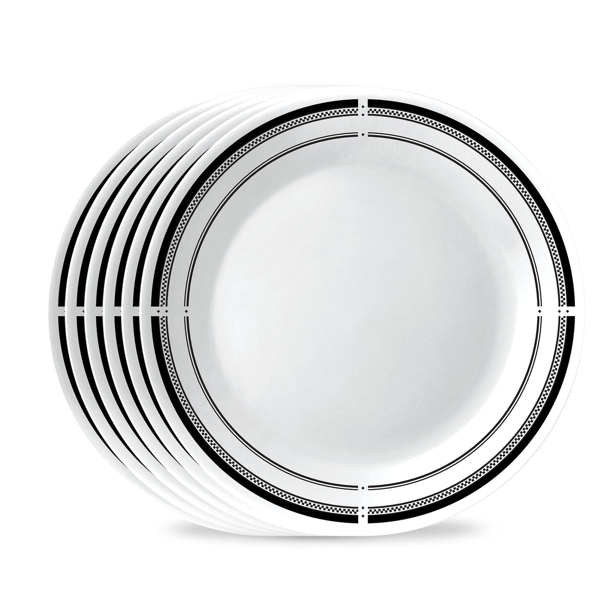 Corelle Caspian Lace 6-Piece 10.25-Inch Dinner Plate Set