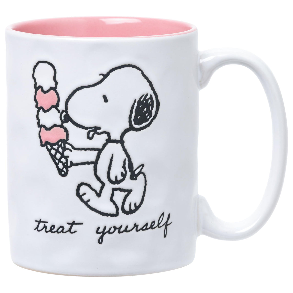 Silver Buffalo Peanuts Snoopy and Woodstock, Ceramic Camper Mug, 20oz