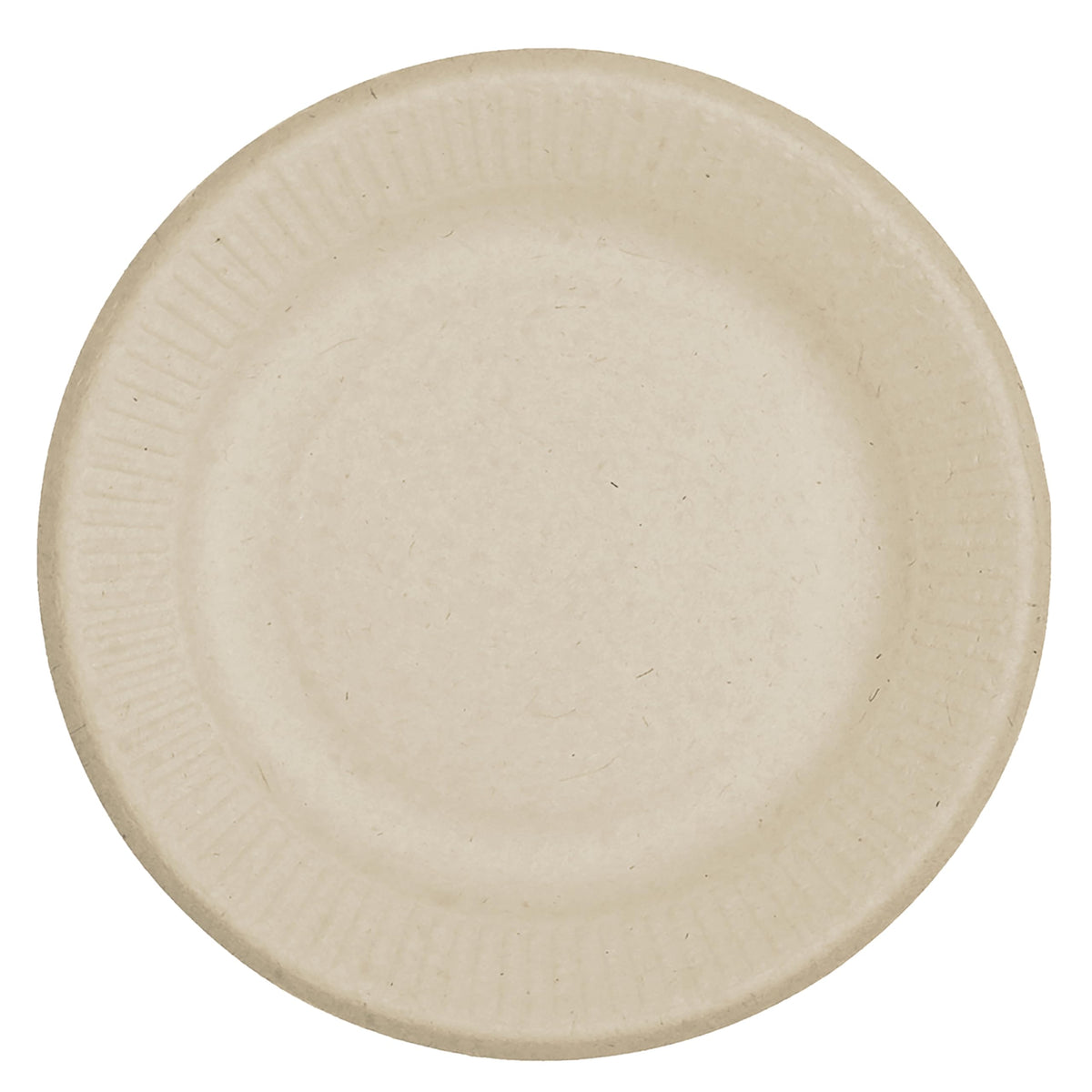 World Centric Compostable Round Paper Plates, 9 Inch (Pack of 40)