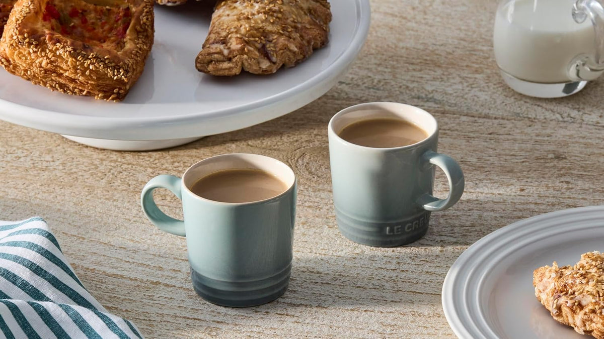 Le Creuset Stoneware Espresso Mug, 3 oz., Sea Salt