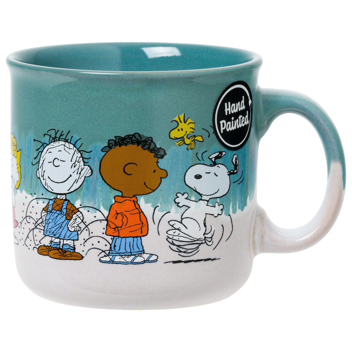 Silver Buffalo Peanuts Snoopy and Woodstock, Ceramic Camper Mug, 20oz