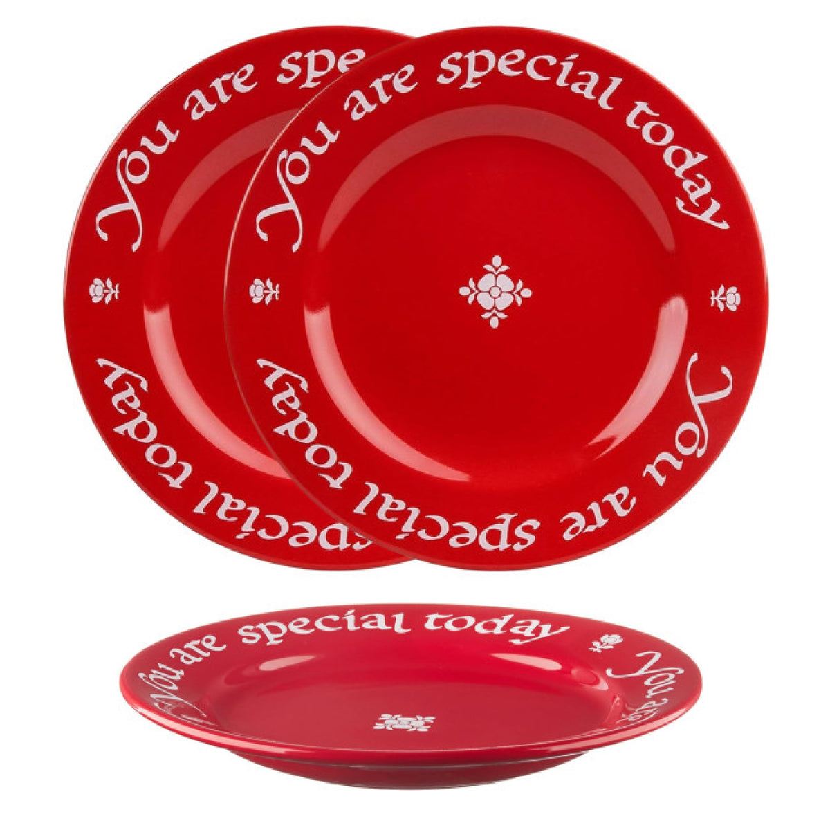 "You Are Special Today" Red Plate – Original Waechtersbach – Celebration Dish – Iconic Gift for Birthdays, Mother's Day & Milestones – German Ceramic Tradition – Dishwasher Safe, Incl. Gift Box